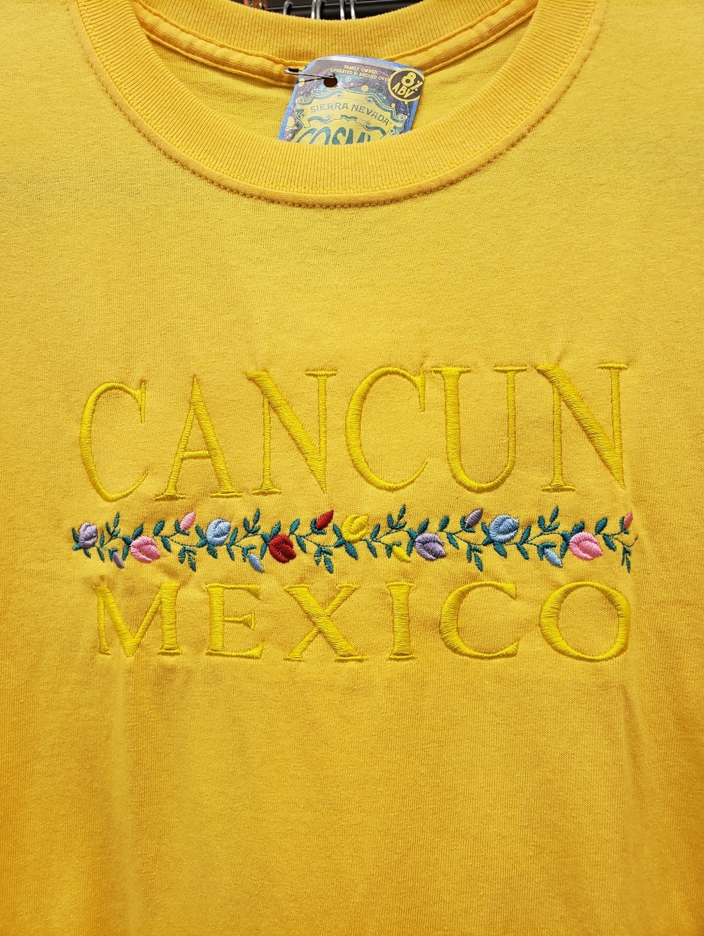 Cancun Mexico Floral Tee